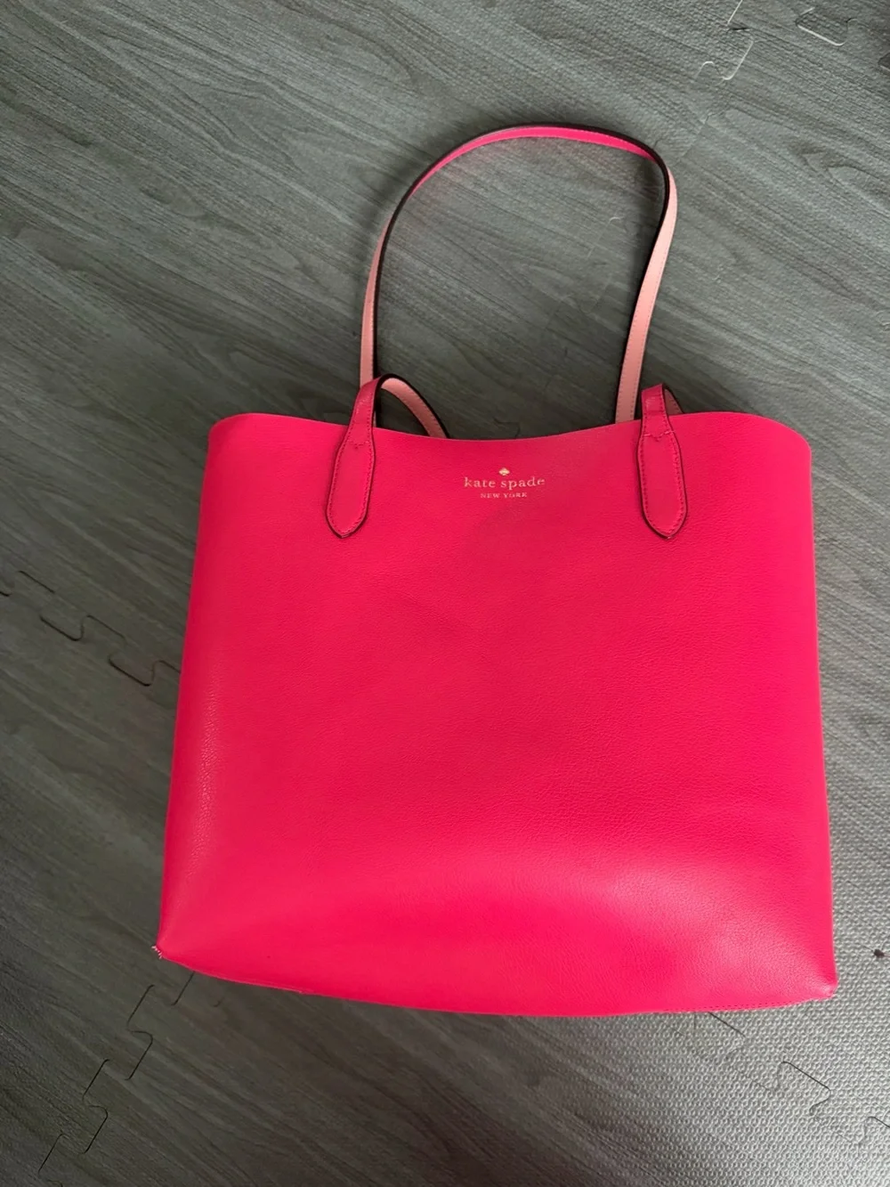 Kate Spade Reversible Pink Leatherette Tote
